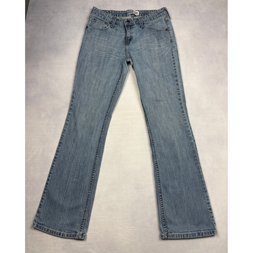 Signature by Levi Strauss & Co Womens Low Rise Bootcut Jeans Light Wash 8 Long
